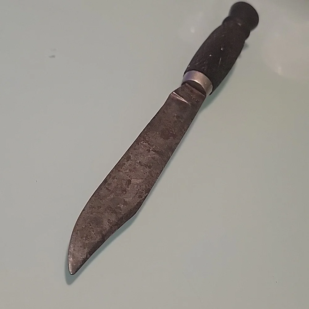 Alfred Williams Sheffield England EBRO Crosses Knife. Thistle Handle. Vintage.
